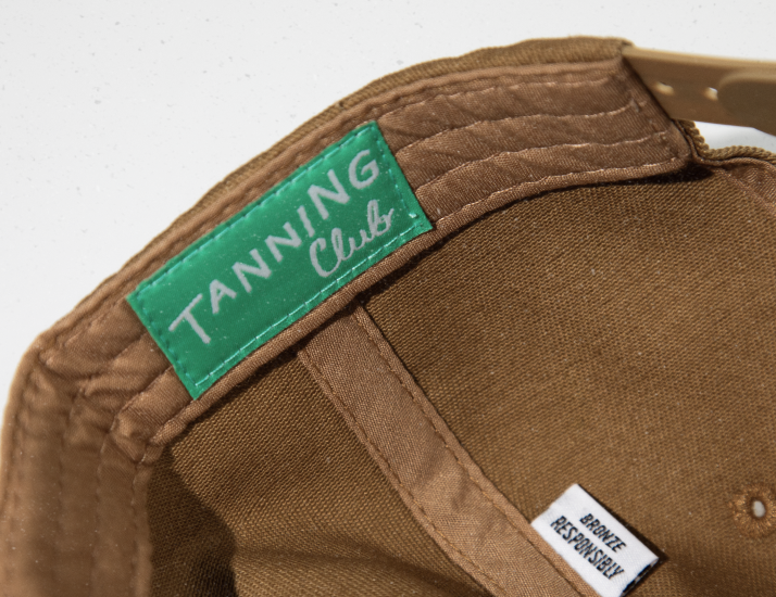 Brown baseball cap